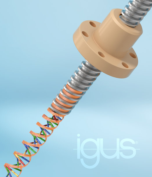 Evolutie van de trapeziumvormige schroefdraad: nieuwe igus-standaard bereikt een efficiëntie van 82 procent